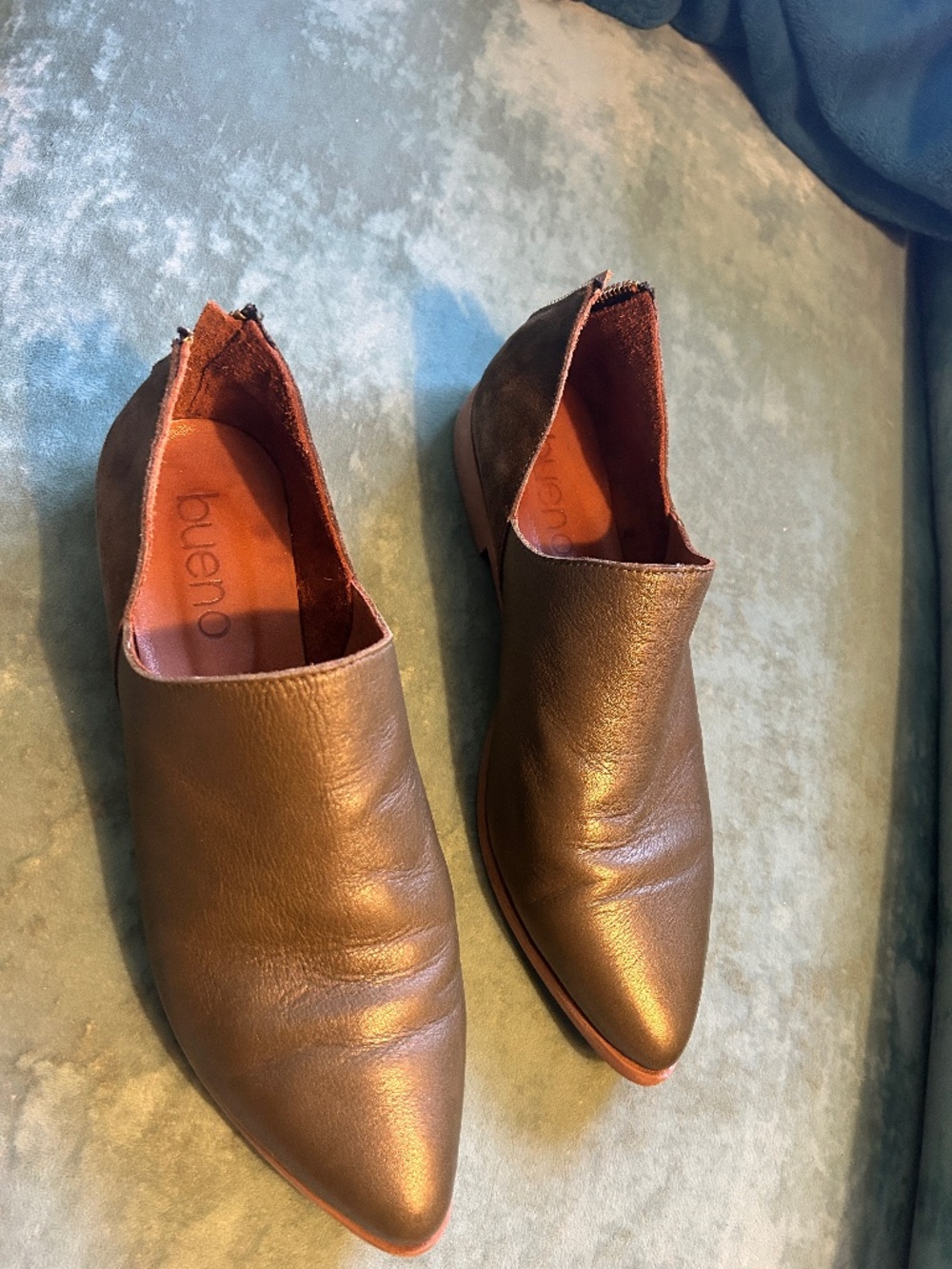 Bueno leather flats size 38